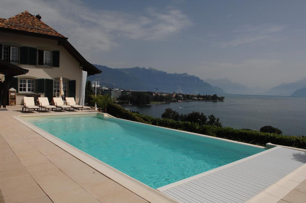 Corseaux Beach Rooms-Riviera Beach Apartments Vevey Exterior photo